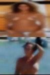 Hang naked woman
