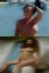Hang naked woman